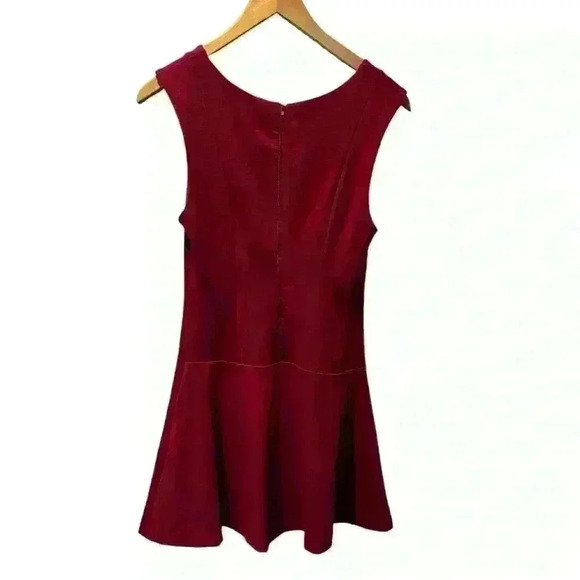 Free People Women Dress Size S Cha Cha Fit & Flare Polyester Fuchsia Magenta - Picture 7 of 7